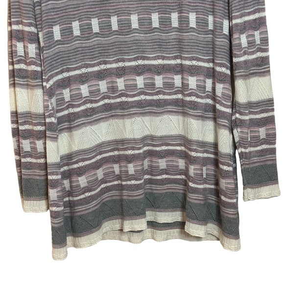 ASHLEY STEWART Long Sleeve Surplice Tunic Sweater 18/20 - Picture 7 of 10